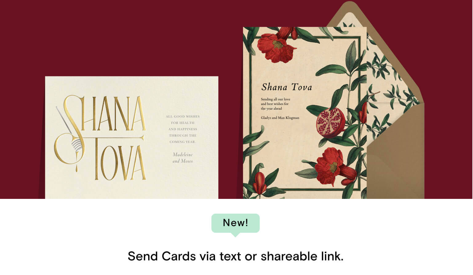 Rosh Hashanah cards