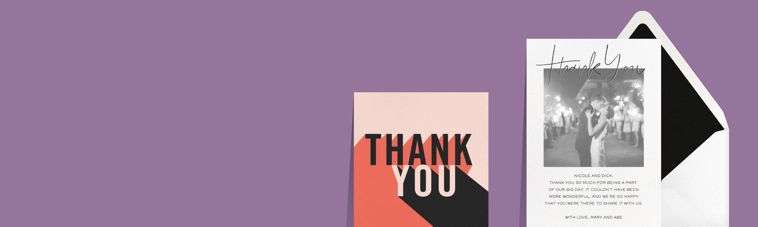 Thank you cards