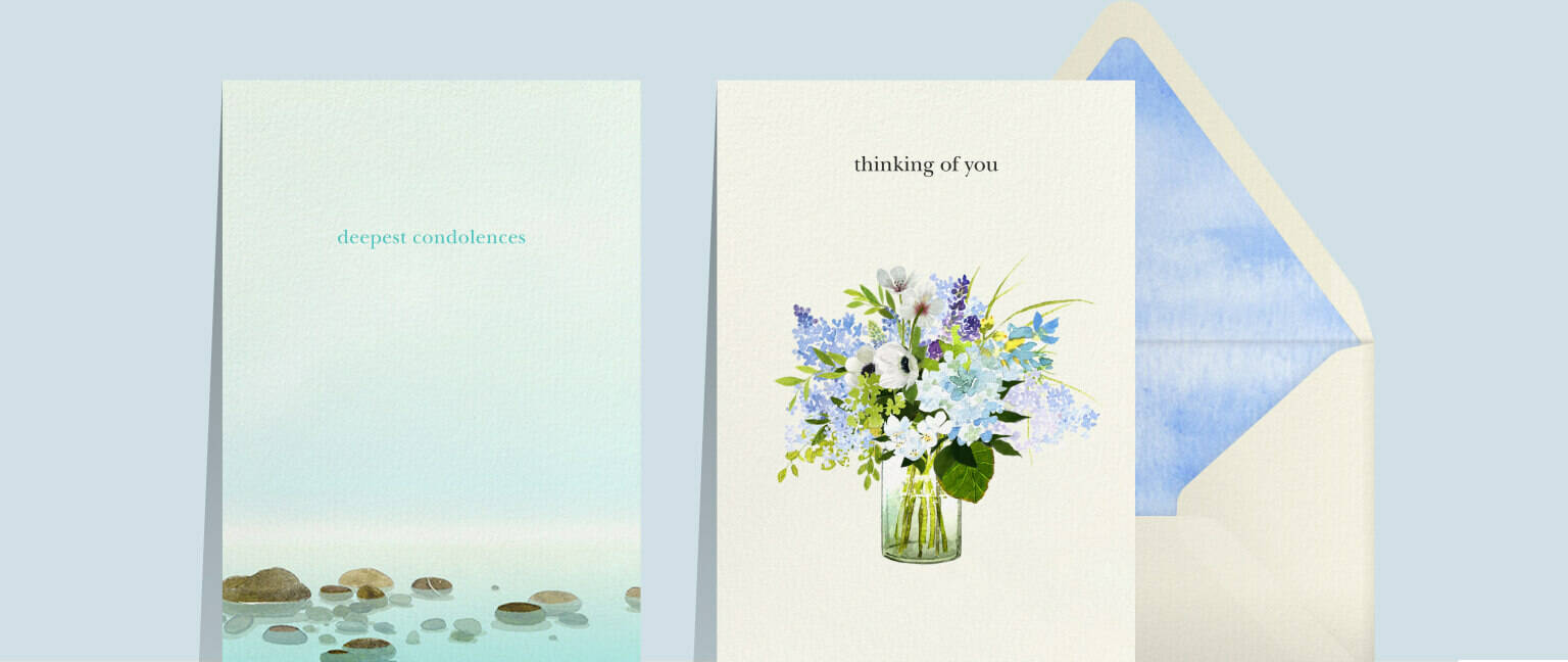 Sympathy cards online