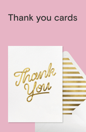 Business thank you cards